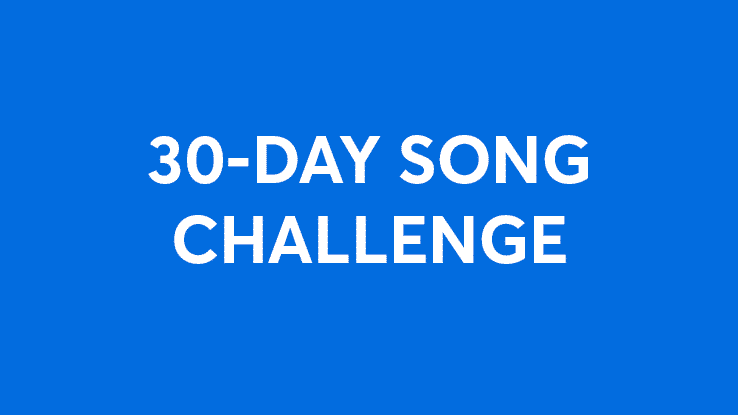 30-day song challenge Ticketmaster