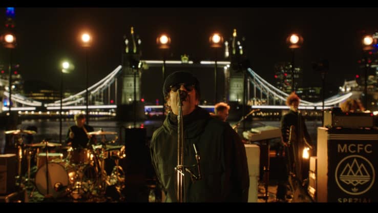 Liam Gallagher Live Streaming Down By The River Thames