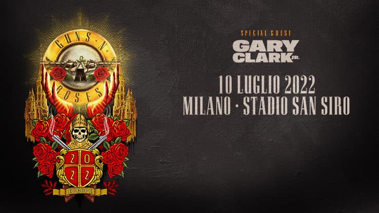 Guns N Roses concerto San Siro Milano 10 luglio 2022