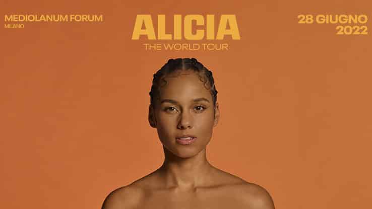 Alicia Keys Mediolanum Forum Assago 28 giugno 2022