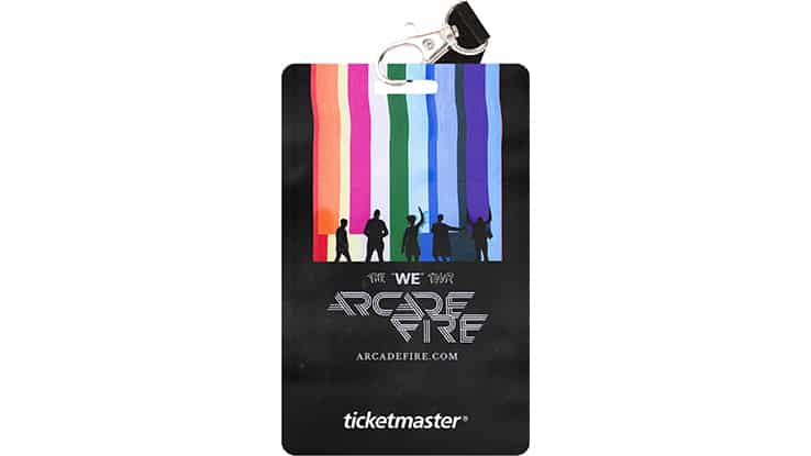 Arcade Fire Collector Ticket