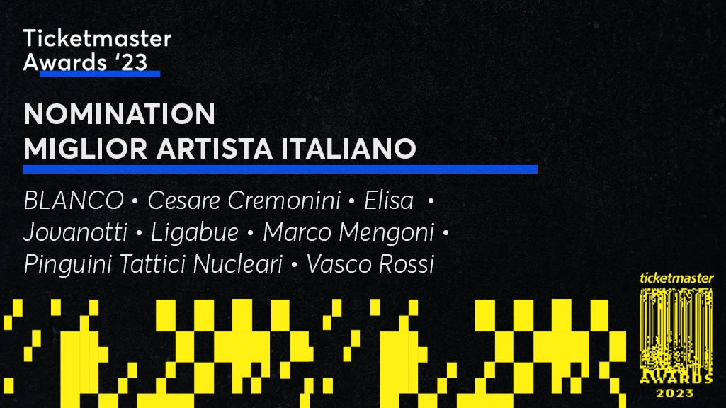 Ticketmaster Awards Miglior Artista Italiano