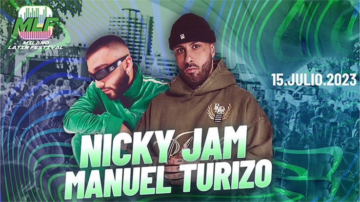 Nicky Jam Manuel Turizo Milano Latin Festival 2023