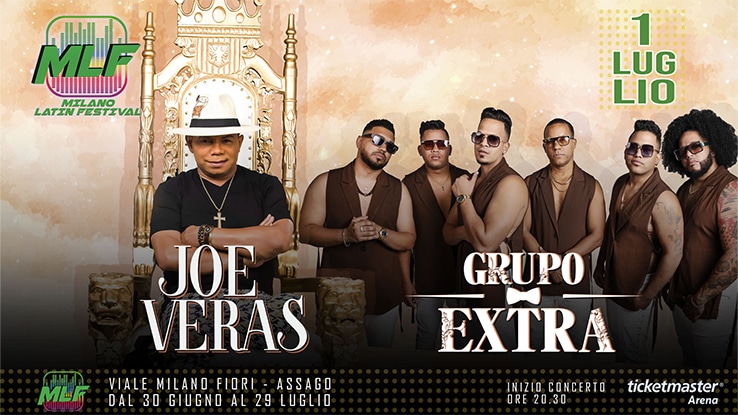 Joe Veras Grupo Extra Milano Latin Festival 2023